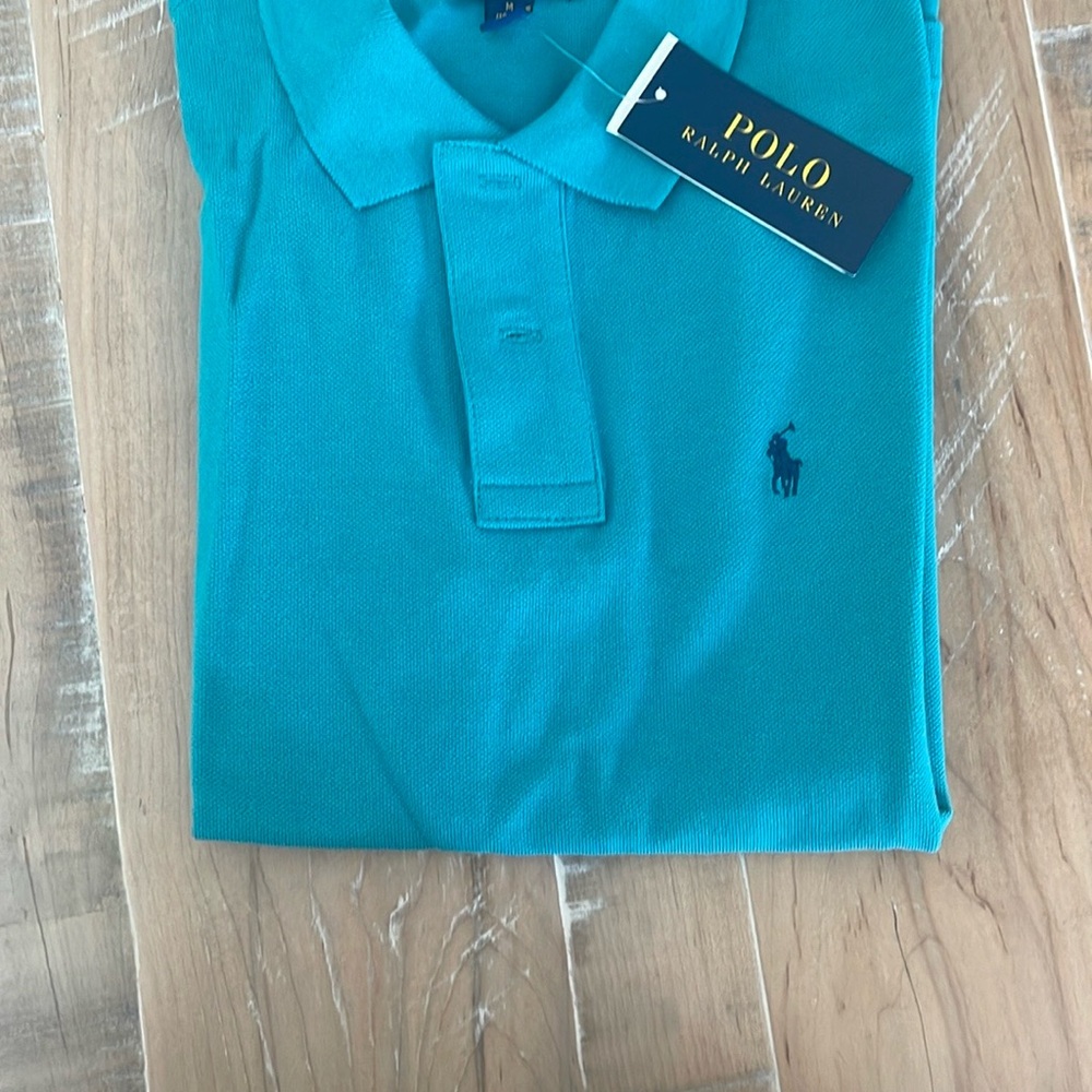 Polo by Ralph Lauren Men's Blue Polo Shirt